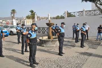 Homenaje de la Banda Municipal de Música a la Policía Local y Policía Nacional  (Foto Francisco Javier Santana)